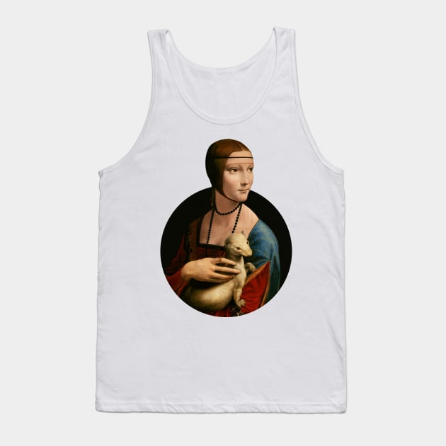 Lady with an Ermine by Da Vinci Tank Top by ArtOfSilentium